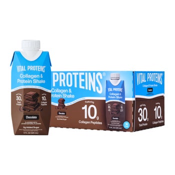 Vital Proteins chocolate collagen protein shake 18-pack