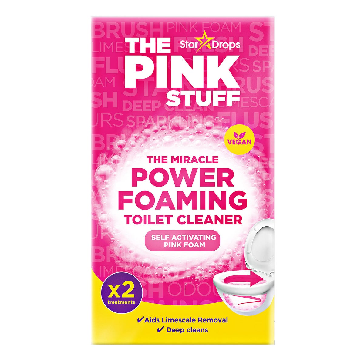 Vegan cruelty free cleaning bundle by The Pink Stuff