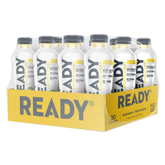 Ready Sports Drink Light Classic Lemonade 12-pack bottles