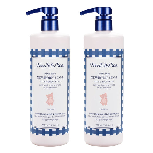 Noodle & Boo newborn 2-in-1 hair and body wash 2-pack