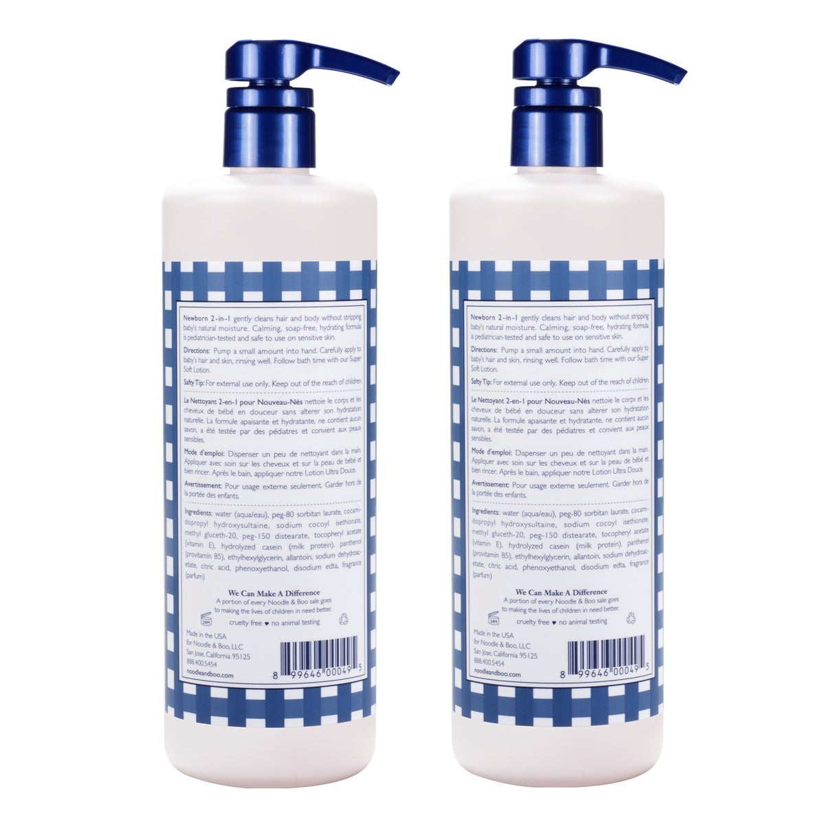Noodle & Boo gentle tear-free baby wash 25 fl oz
