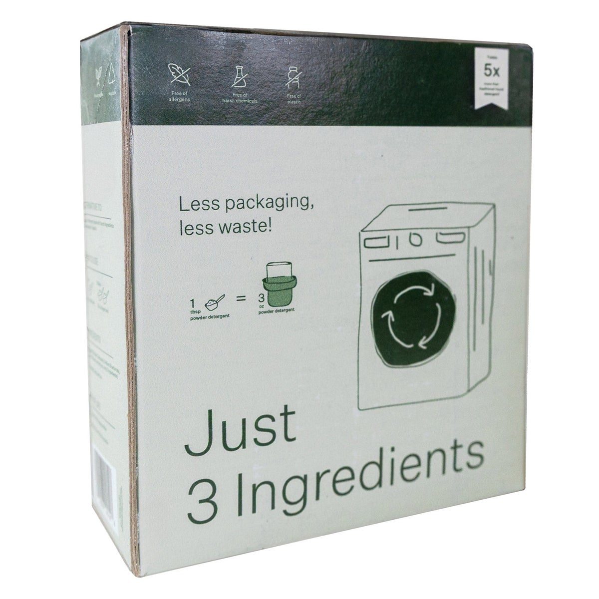 Package Free simple laundry detergent 300 loads