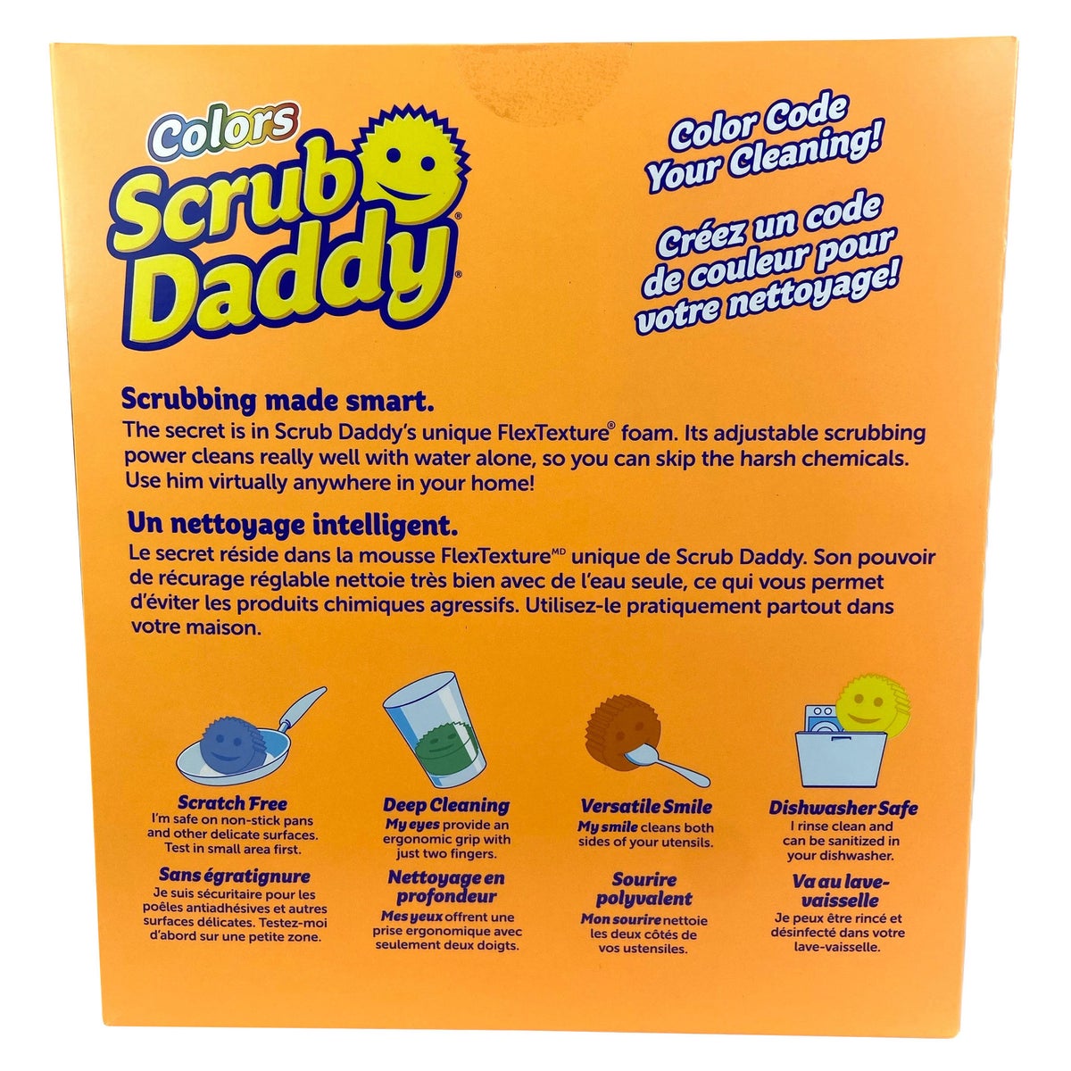 Scratch-free Scrub Daddy cleaning sponges
