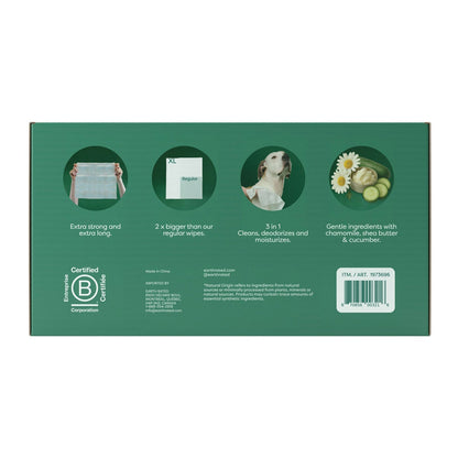 XL 11x12 pet wipes for dogs and cats