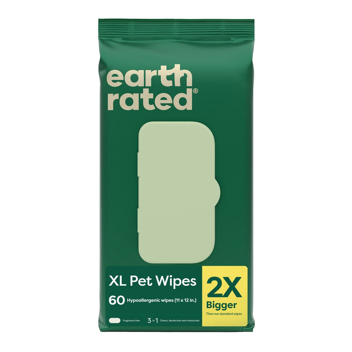 Hypoallergenic unscented wipes for pet care