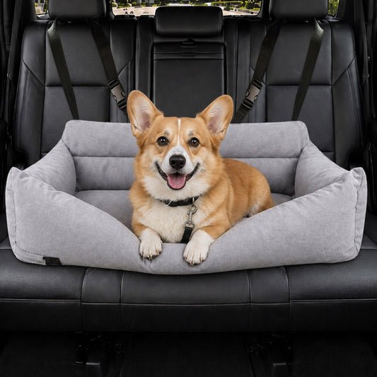 Petnology two-seater car pet bed for travel