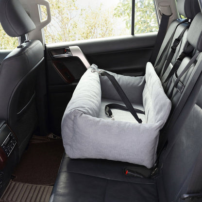 Petnology pet bed with headrest straps