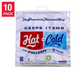American Bag hot cold thermal bags 10-count
