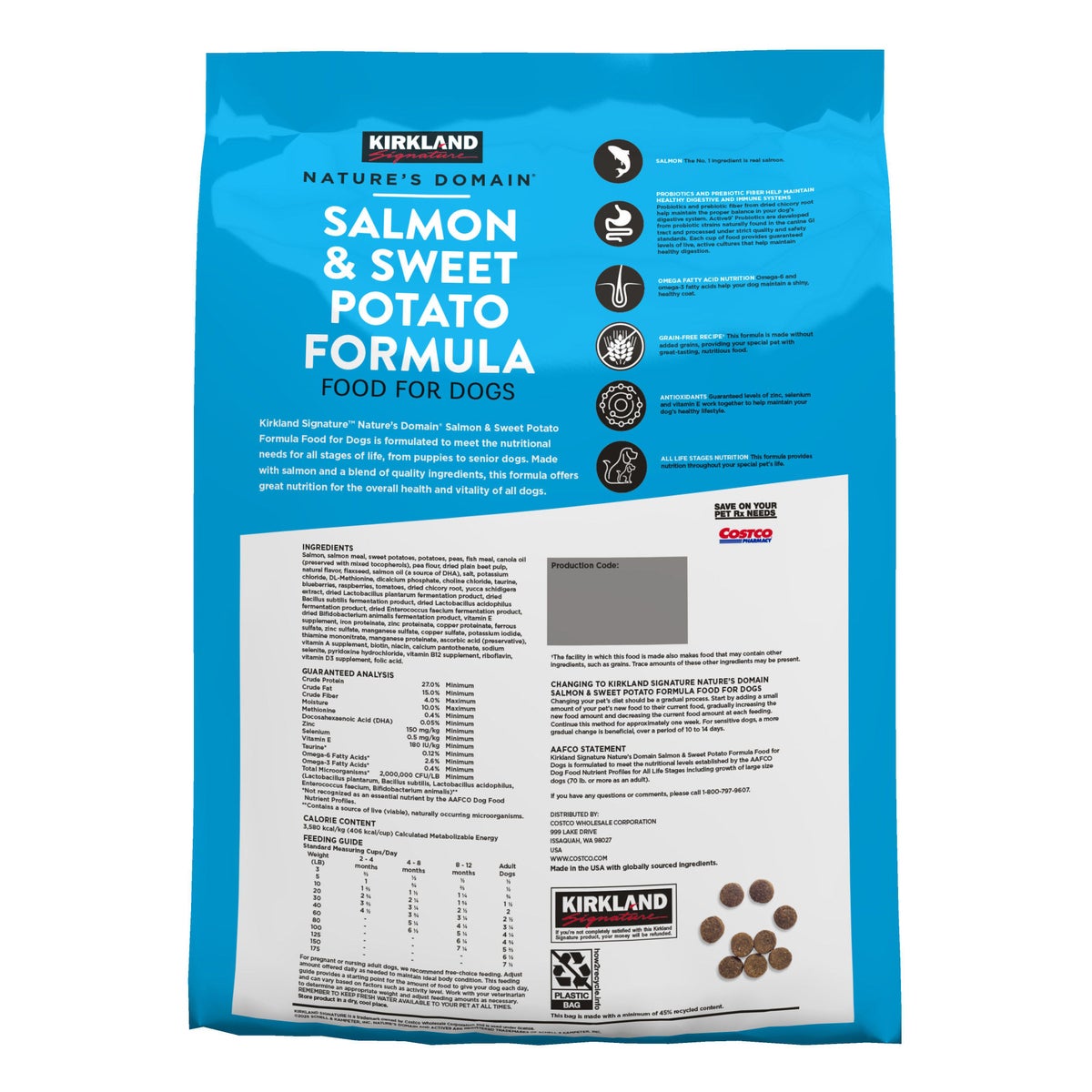 Nature's Domain grain-free dog food bag 25 lbs