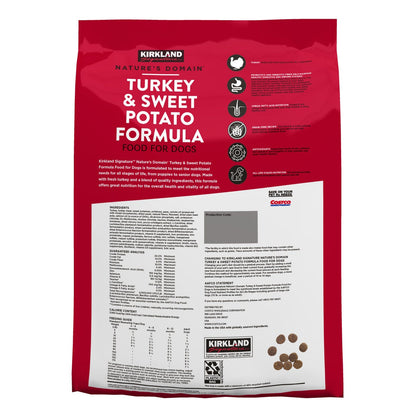 Grain-free turkey and sweet potato dry dog food for dogs