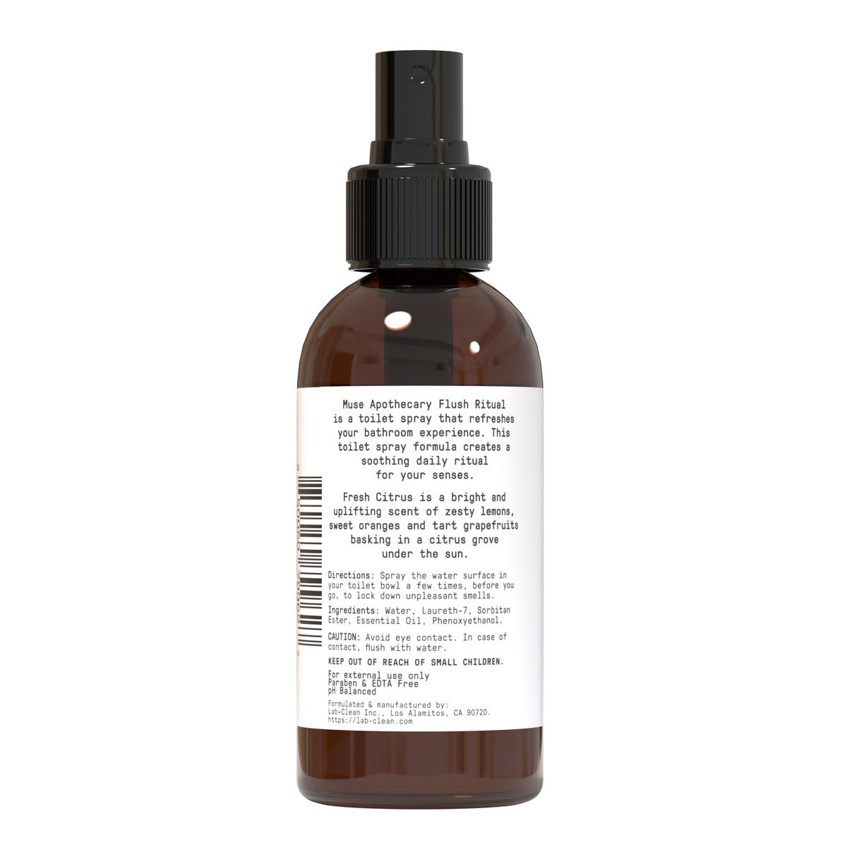 Fresh Citrus essential oil infused toilet spray