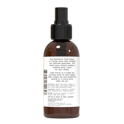 Fresh Citrus essential oil infused toilet spray