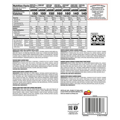 Frito Lay snack variety pack with 54 bags