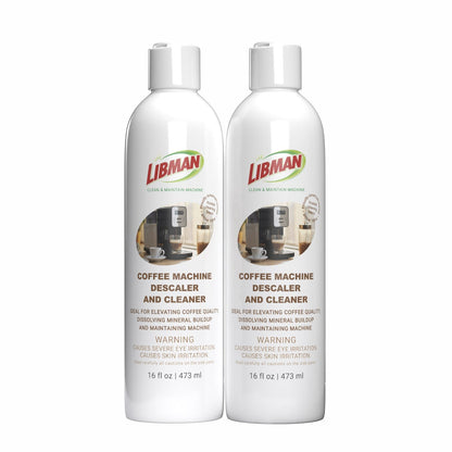 Libman coffee machine descaler and cleaner 2-count