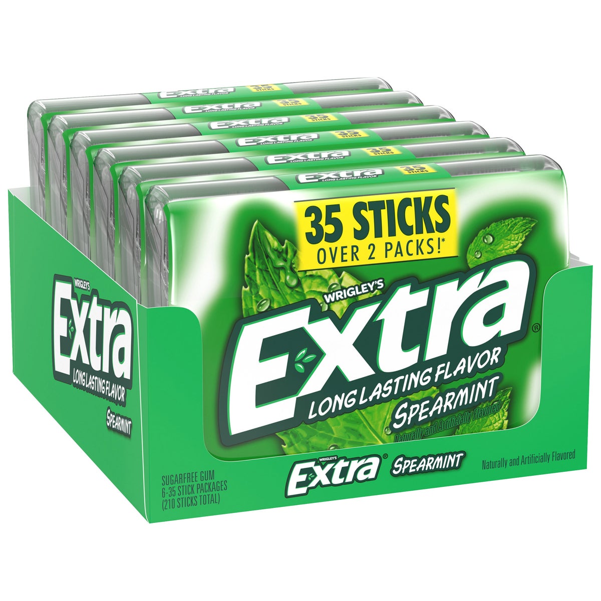 Wrigley's Extra sugar free spearmint gum mega pack