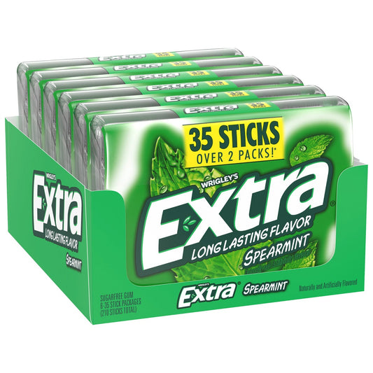 Wrigley's Extra sugar free spearmint gum mega pack