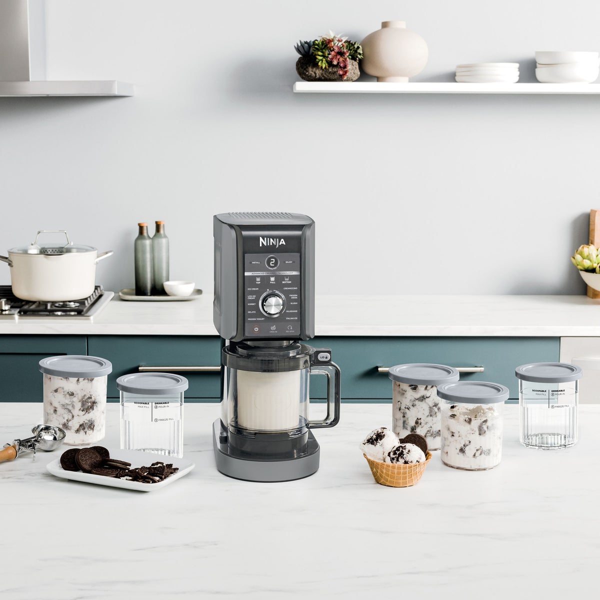 Dishwasher-safe Ninja CREAMi XL tubs