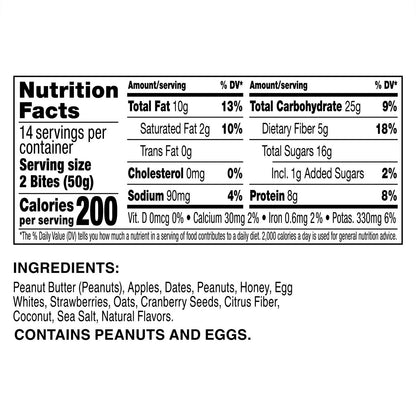 Chewy RXBAR protein bites with creamy peanut butter filling