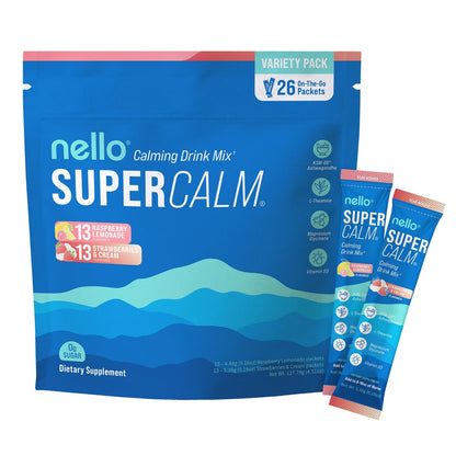 Nello Supercalm variety pack drink mix 26 count