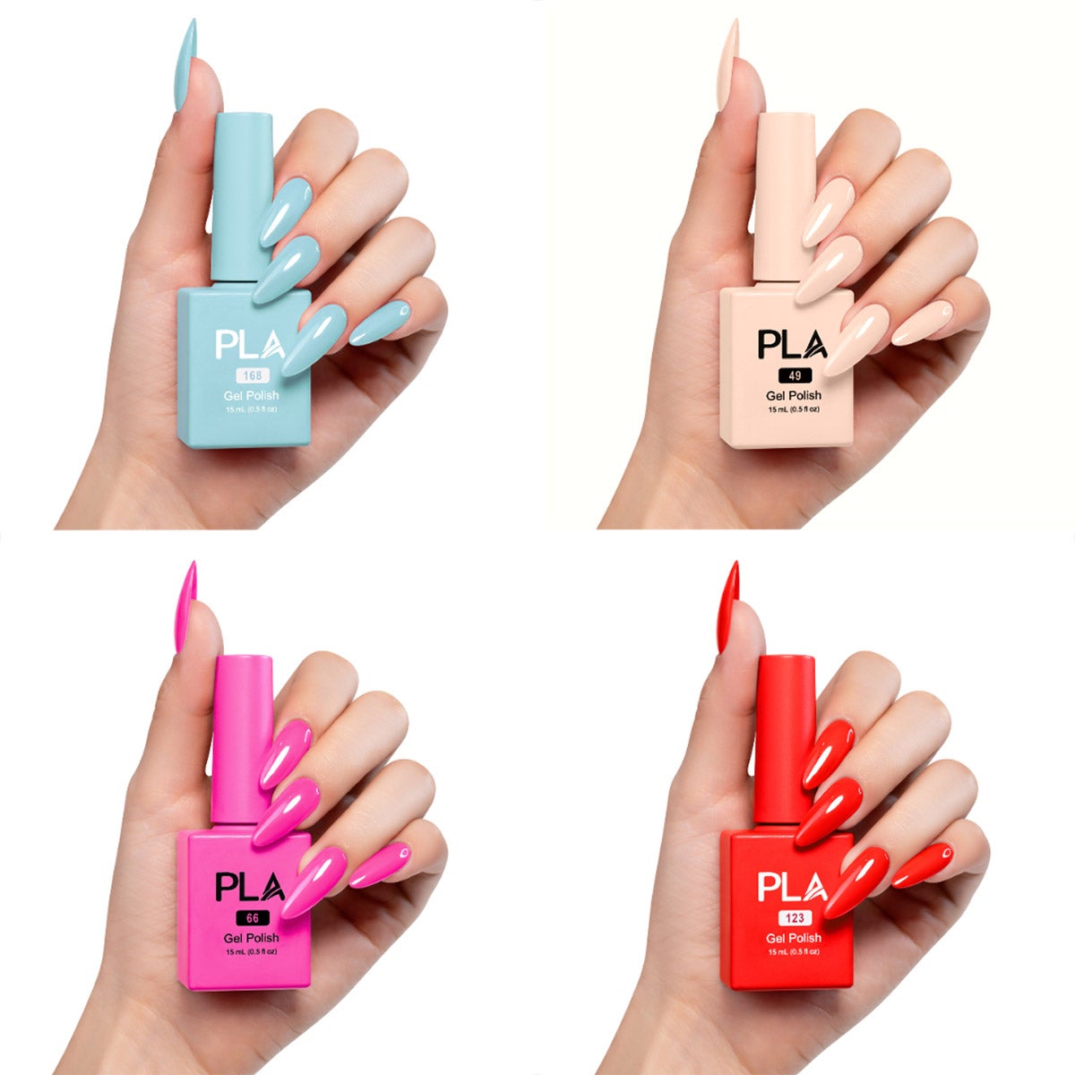 PLA Beauty nail care kit with lamp and manicure tools
