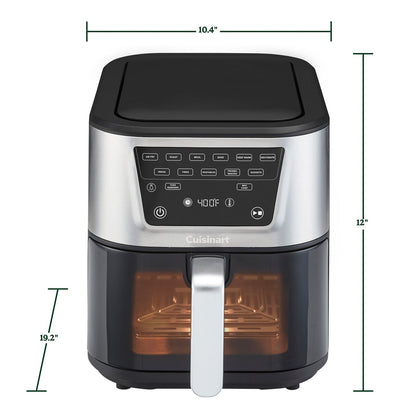 Cuisinart air fryer with slim countertop design