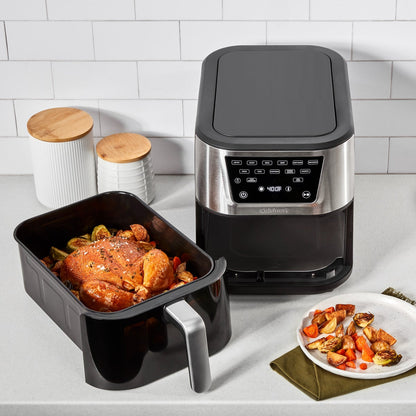 Cuisinart air fryer with viewing window and light