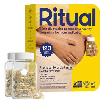 Ritual prenatal multivitamin supplement packaging