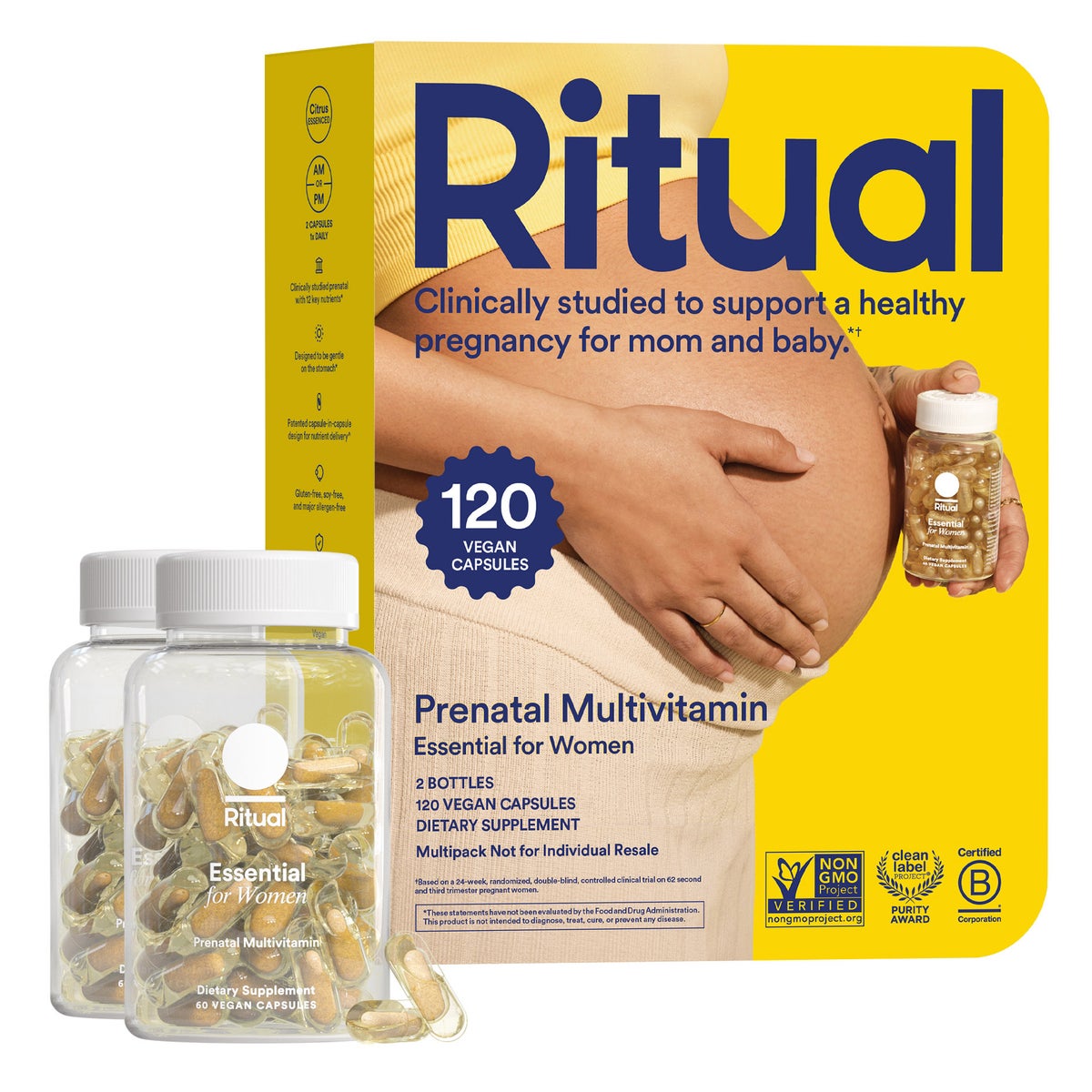 Ritual Prenatal Multivitamin 120 capsules bottle