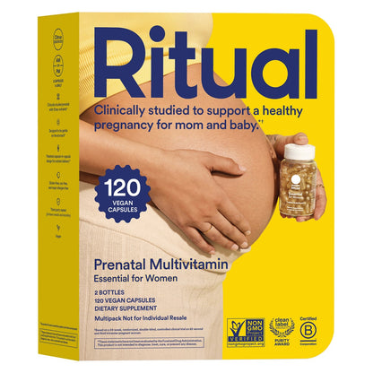 Ritual prenatal supplement with folate and choline