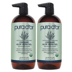 Organic aloe vera gel 2-pack for moisturizing care