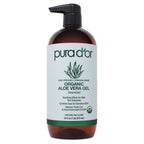 USDA certified organic aloe vera gel bottles