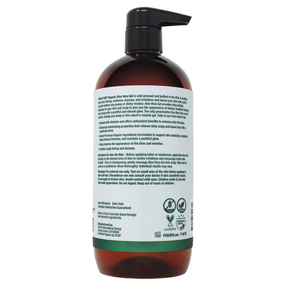 pura d'or aloe vera gel 24 fl oz bottle