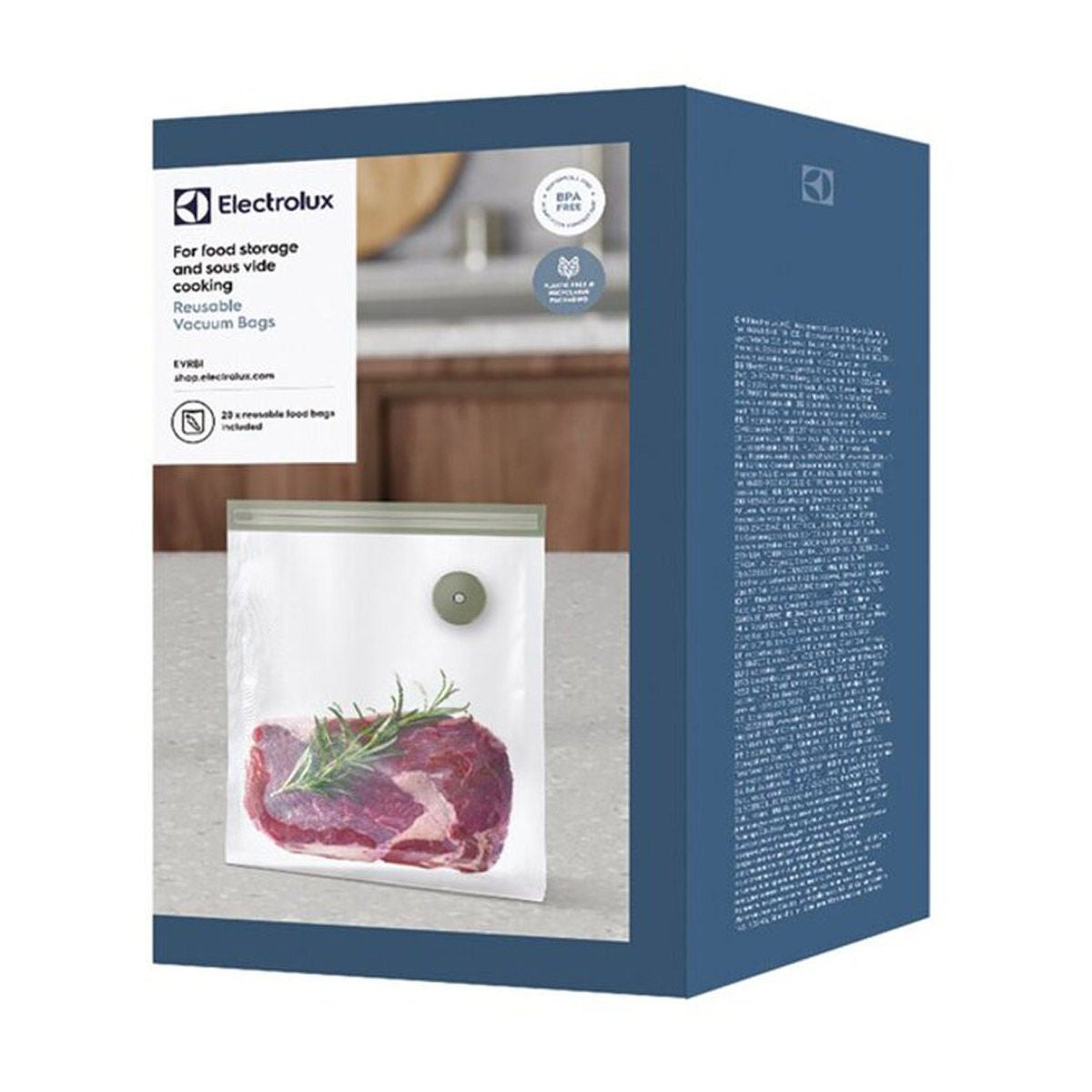 Electrolux vacuum pump with reusable food bags