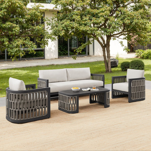 Henredon Cheval 4-piece outdoor patio seating set