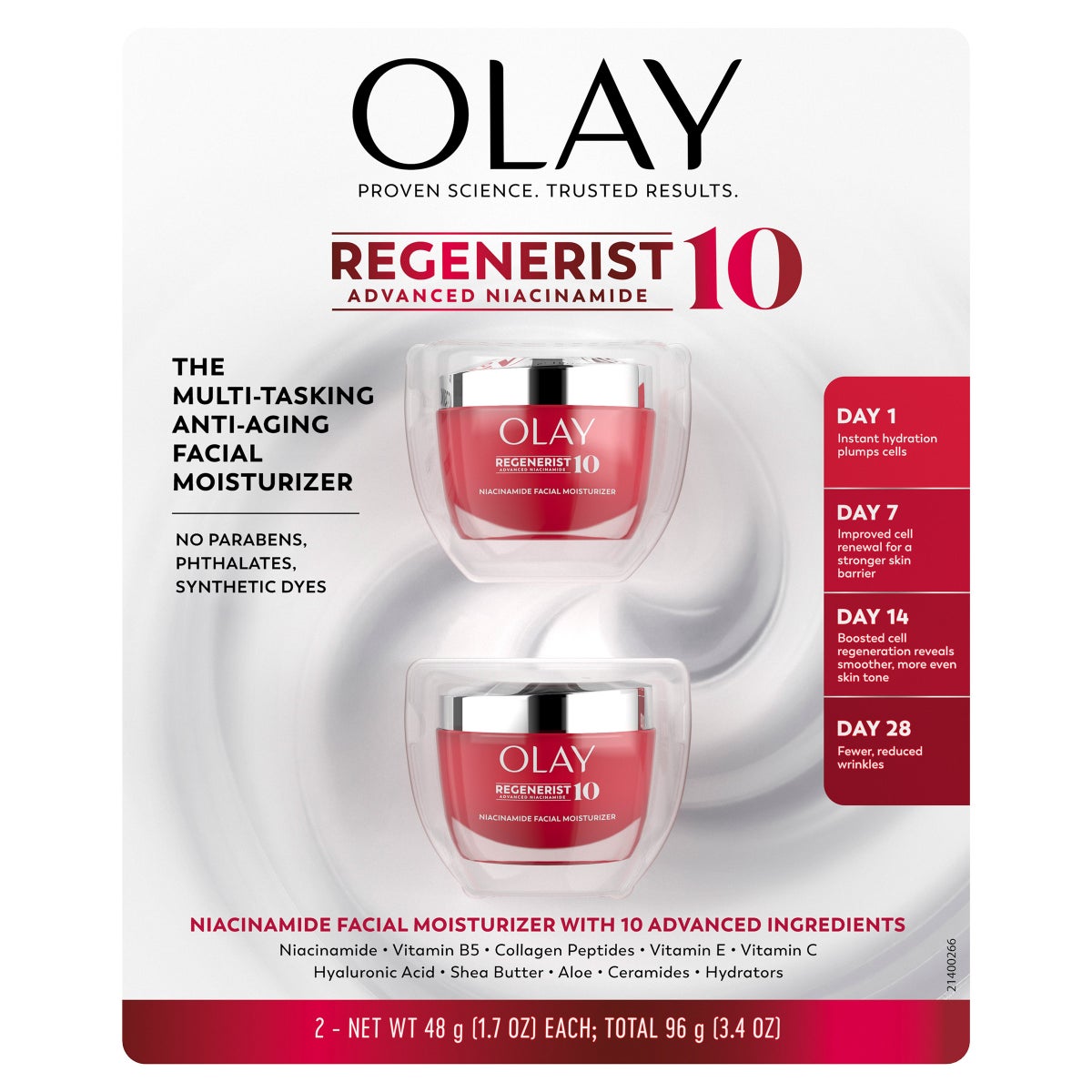 Olay Regenerist 10 moisturizer 1.7 oz size