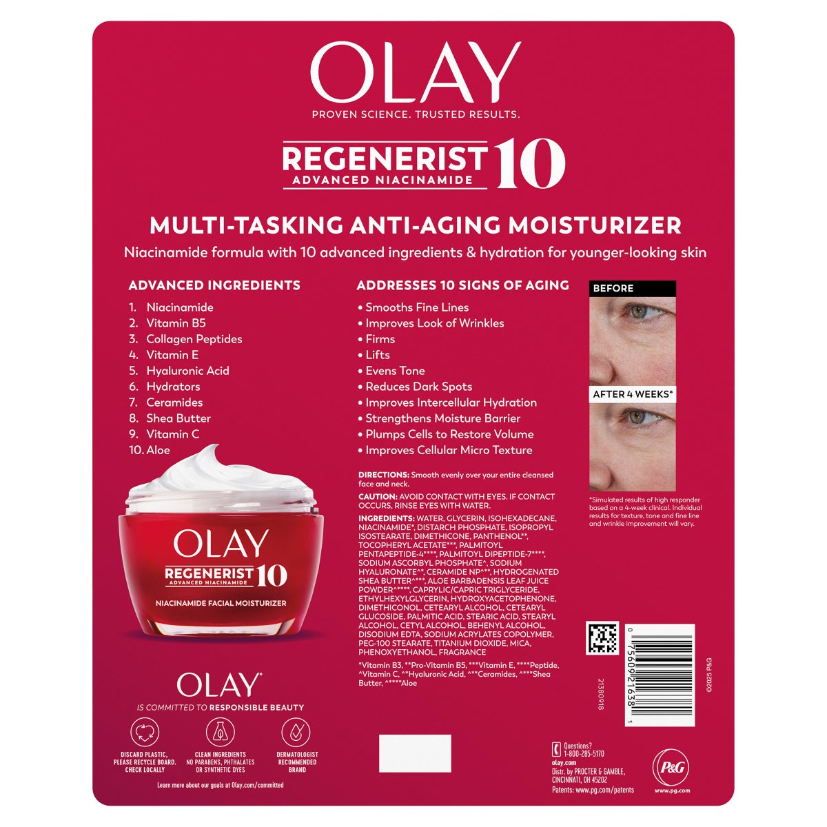 Olay Regenerist 10 daily facial moisturizer set