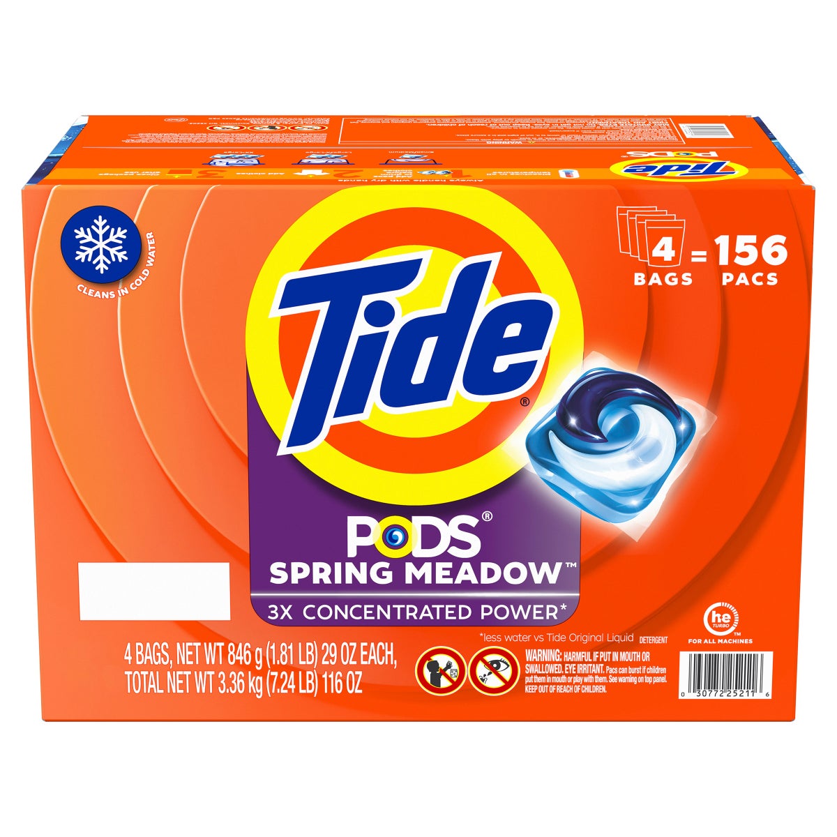 Tide Pods Spring Meadow detergent pods packaging