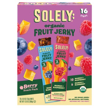 Solely Organic Fruit Jerky Variety Pack 16-count