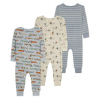 Little Me snug fit baby sleepers three-pack