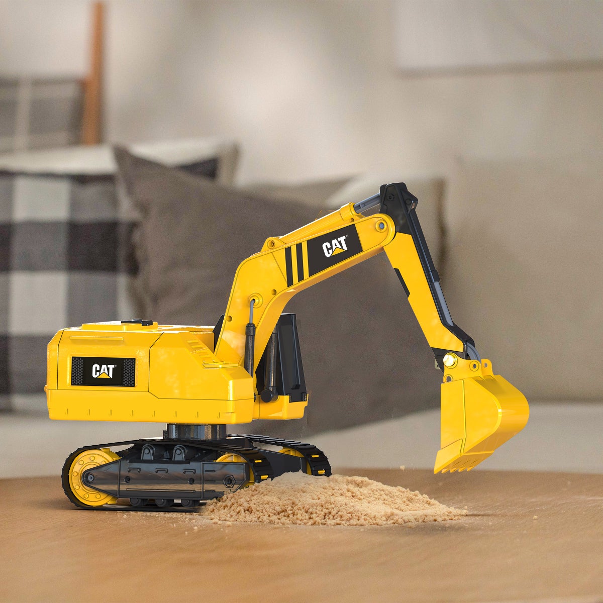 CAT remote control excavator with lights and sounds