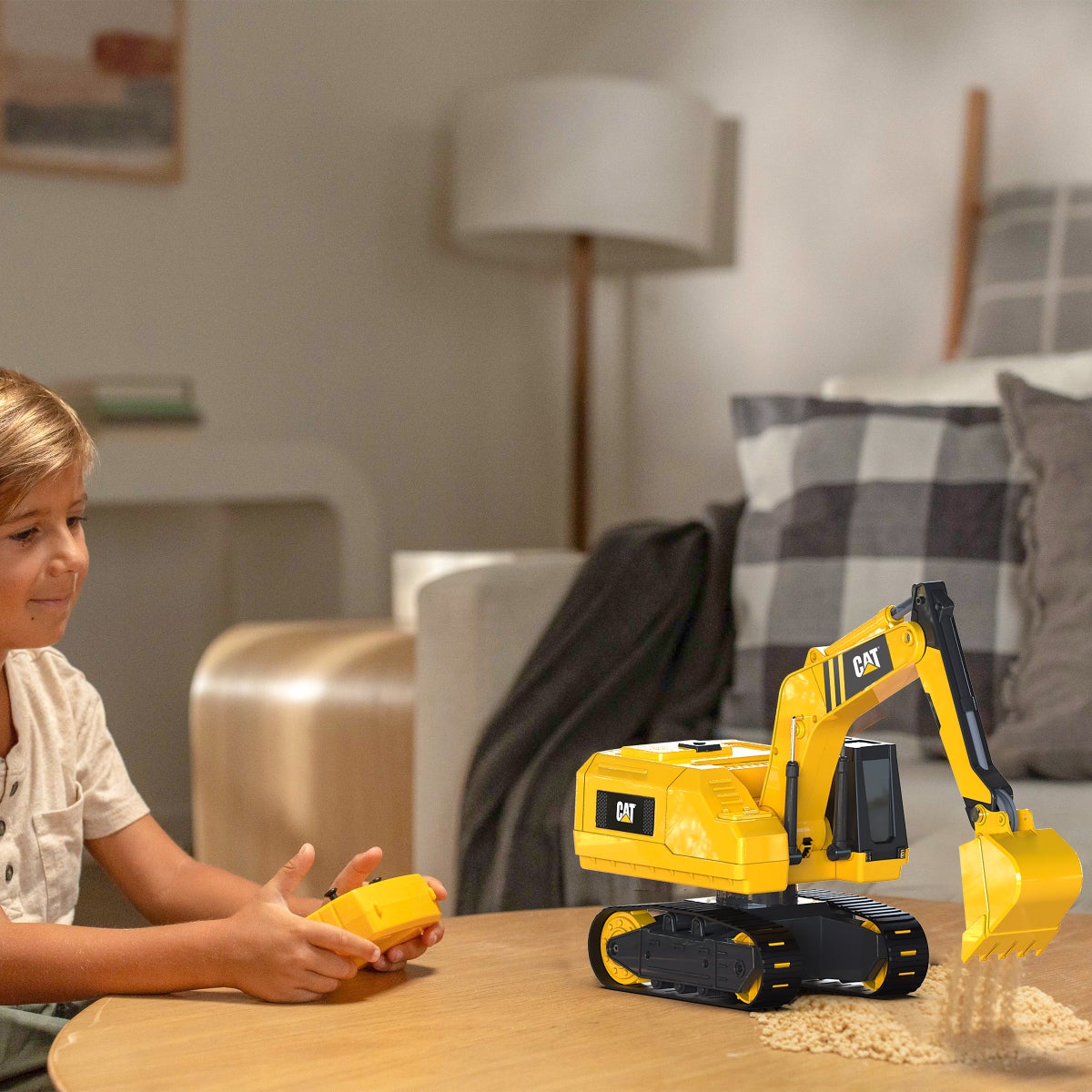 USB-C rechargeable CAT RC excavator