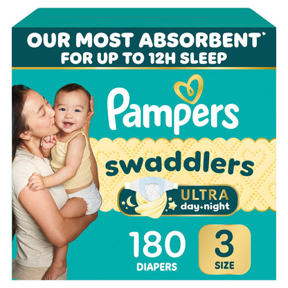 Pampers Swaddlers Ultra diapers size 3-7 pack