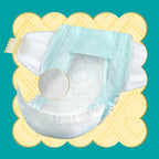 Pampers Swaddlers Ultra diaper packaging detail