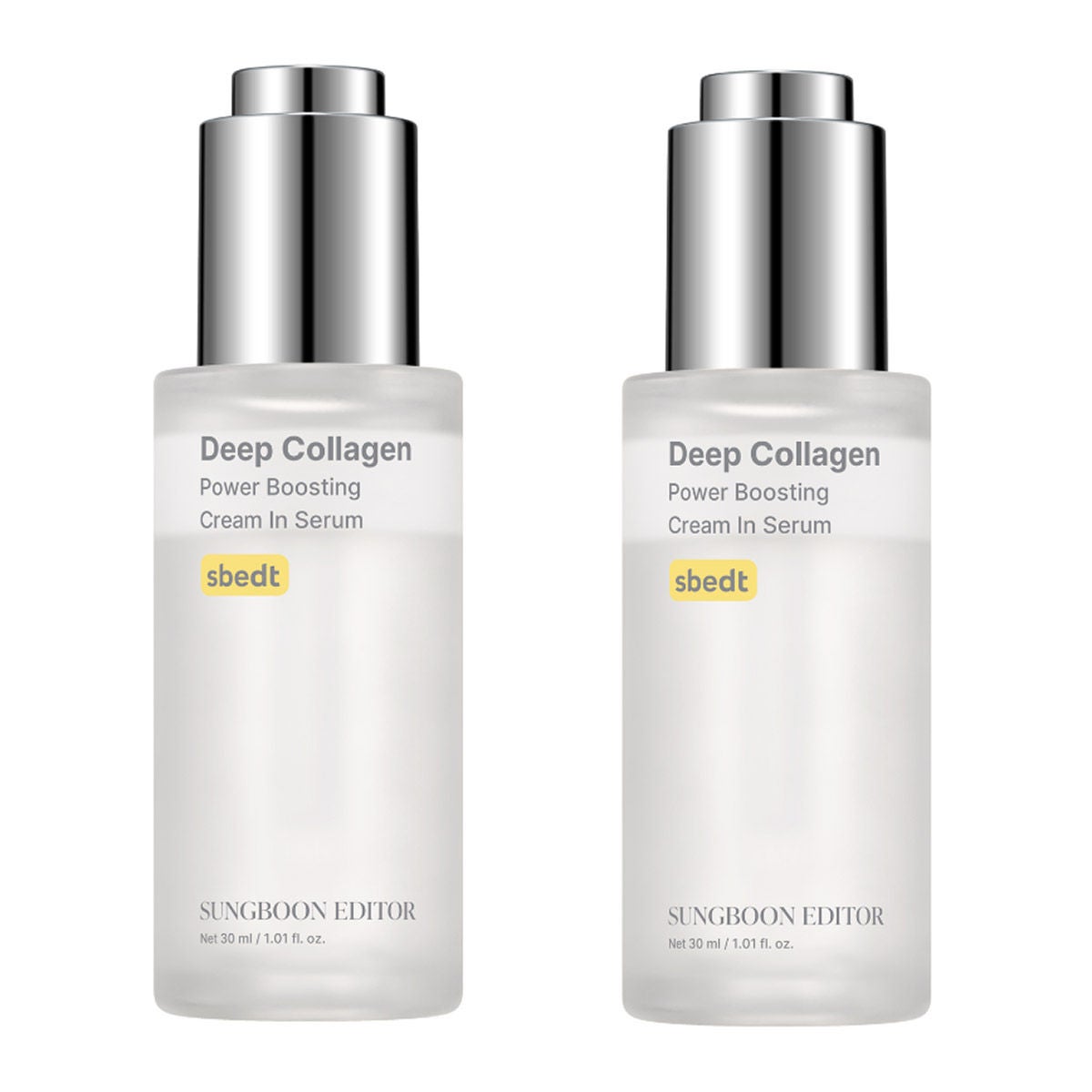 SUNGBOON EDITOR Deep Collagen Power Boosting Cream In Serum 2-pack