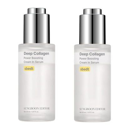 SUNGBOON EDITOR Deep Collagen Power Boosting Cream In Serum 2-pack