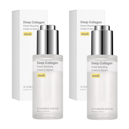 Korean collagen cream serum for hydration and glow