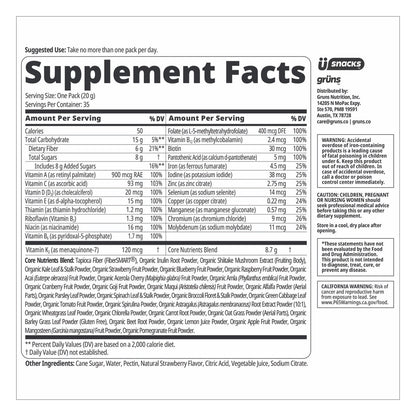 Adult greens gummies for daily wellness routine