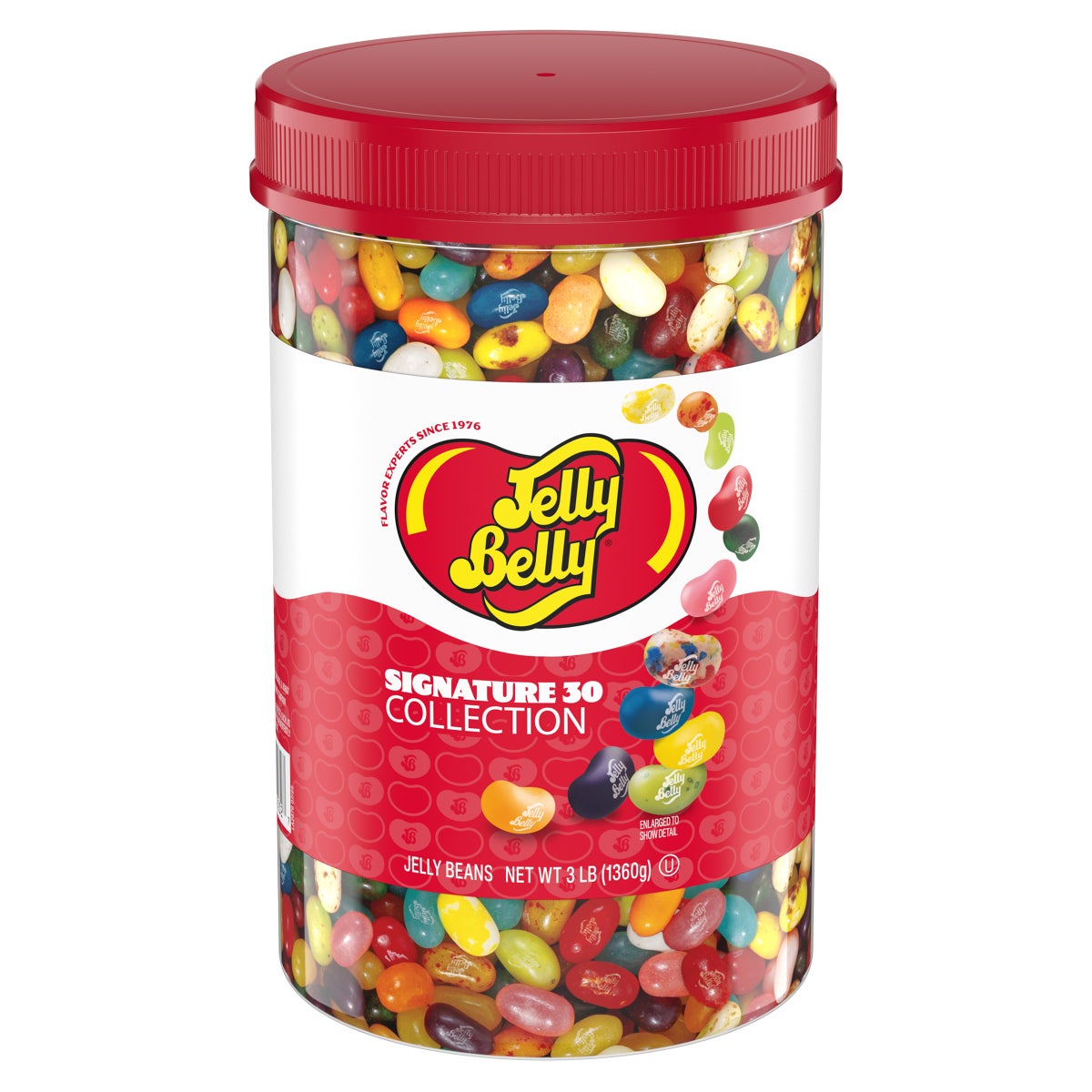 Jelly Belly Signature 30 Collection 3 lb candy jar