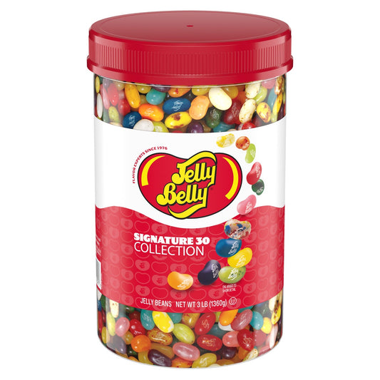 Jelly Belly Signature 30 Collection 3 lb candy jar
