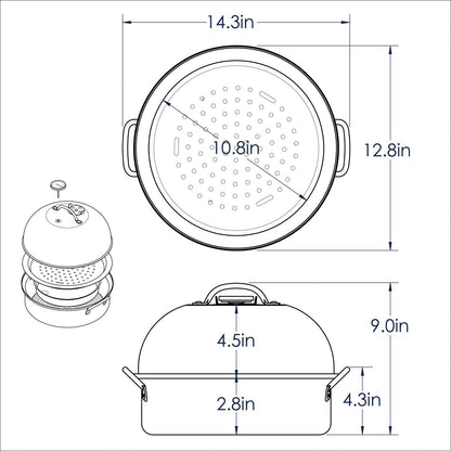 Smoker kit for fish chicken ribs and more